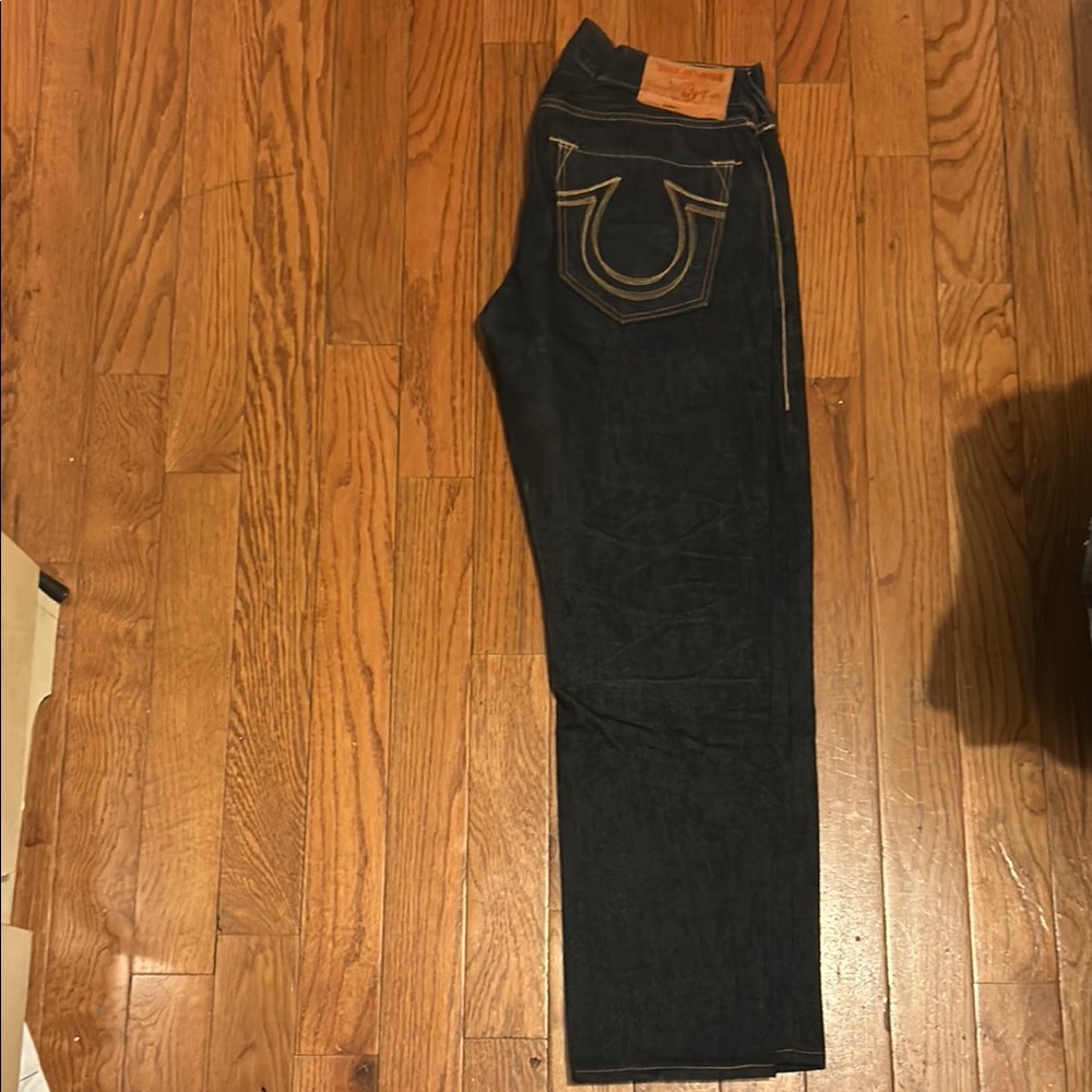 True Religion Men's Black Jeans